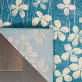 Nourison Sale Tranquil TRA04 Turquoise Rug