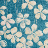Nourison Sale Tranquil TRA04 Turquoise Rug