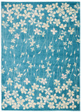 Nourison Sale Tranquil TRA04 Turquoise Rug