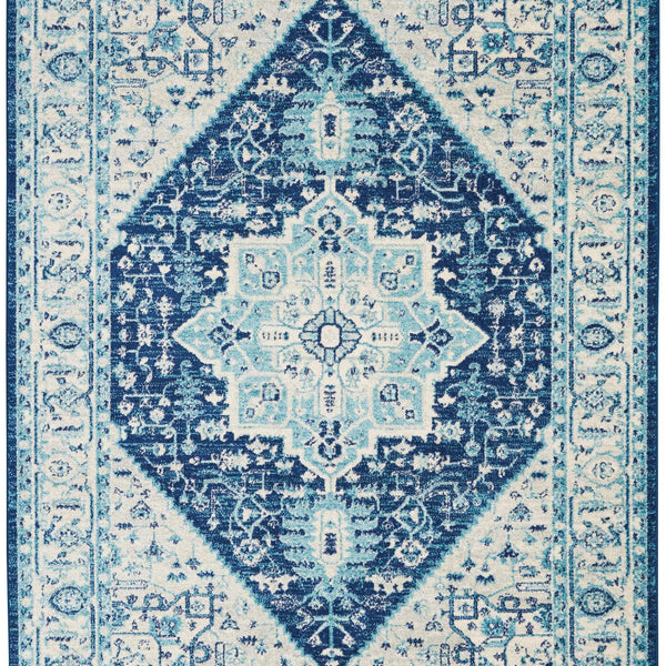 Nourison Sale Tranquil TRA06 Ivory/Navy Rug