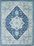 Nourison Sale Tranquil TRA06 Ivory/Navy Rug