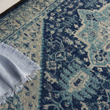 Nourison Sale Tranquil TRA06 Ivory/Navy Rug