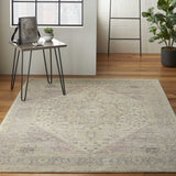 Nourison Sale Tranquil TRA06 Ivory/Pink Rug