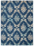 Nourison Clearance Tranquil TRA09 Navy/Light Blue Rug