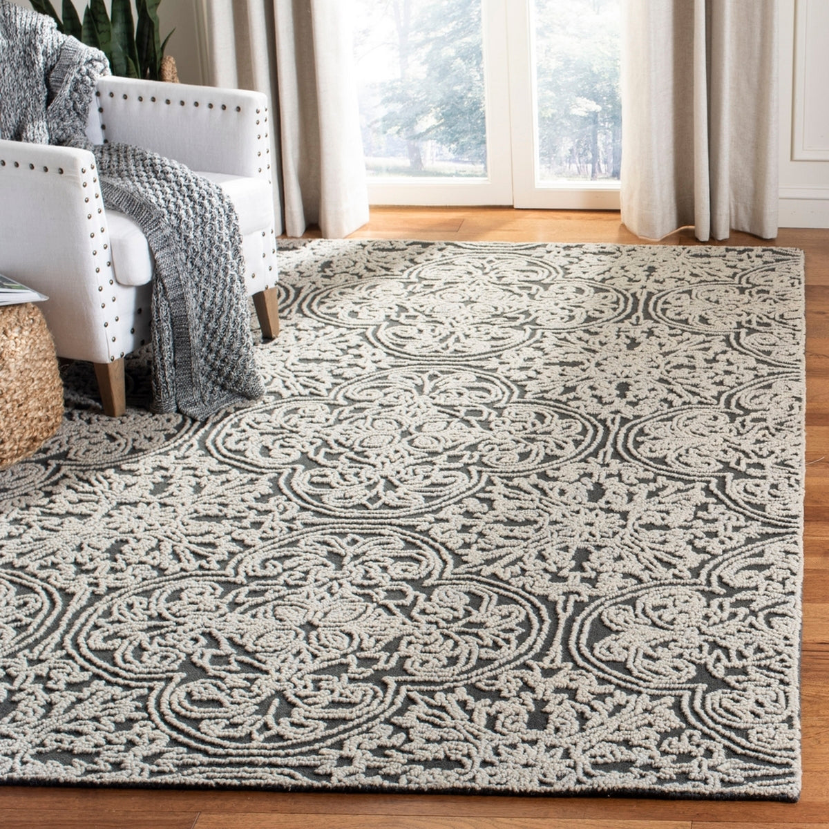 safavieh clearance trace trc101a dark grey rug