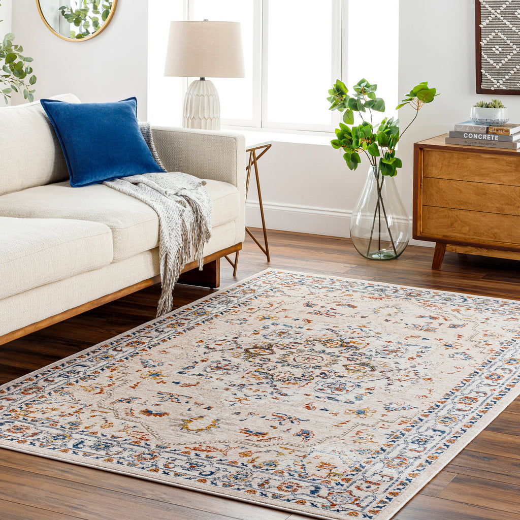 surya truva trv 2304 light grey rug