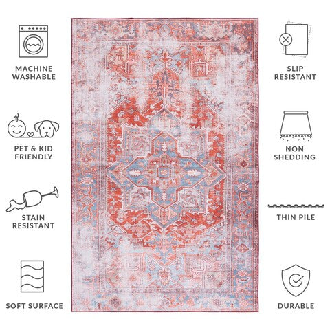 safavieh clearance tucson tsn167p rust rug
