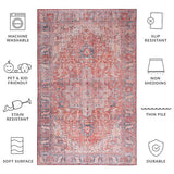 safavieh clearance tucson tsn168p rust rug