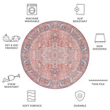 safavieh clearance tucson tsn168p rust rug