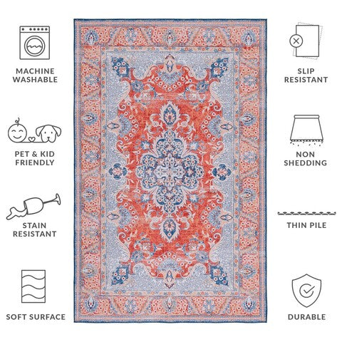 safavieh clearance tucson tsn171p rust rug