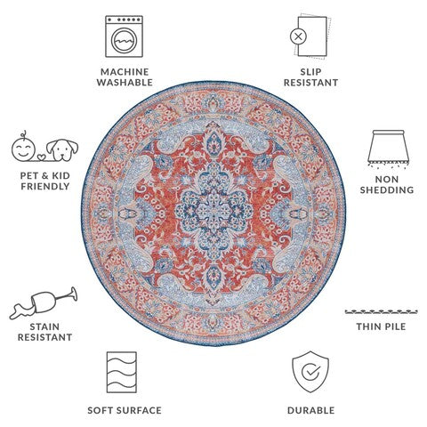 safavieh clearance tucson tsn171p rust rug