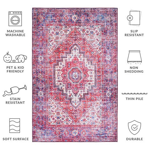 safavieh clearance tucson tsn198q red rug