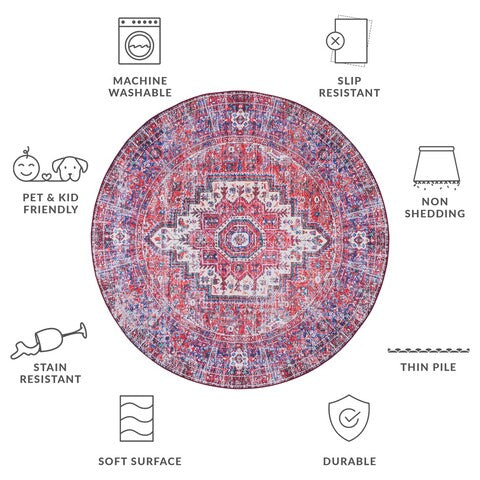 safavieh clearance tucson tsn198q red rug