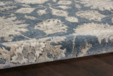 nourison quarry qua06 blue beige rug