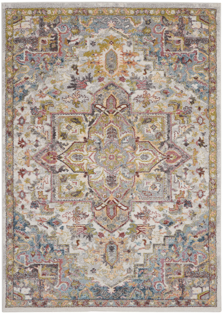 nourison soraya sor04 ivory multi rug