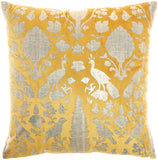 nourison sofia ac384 gold pillow