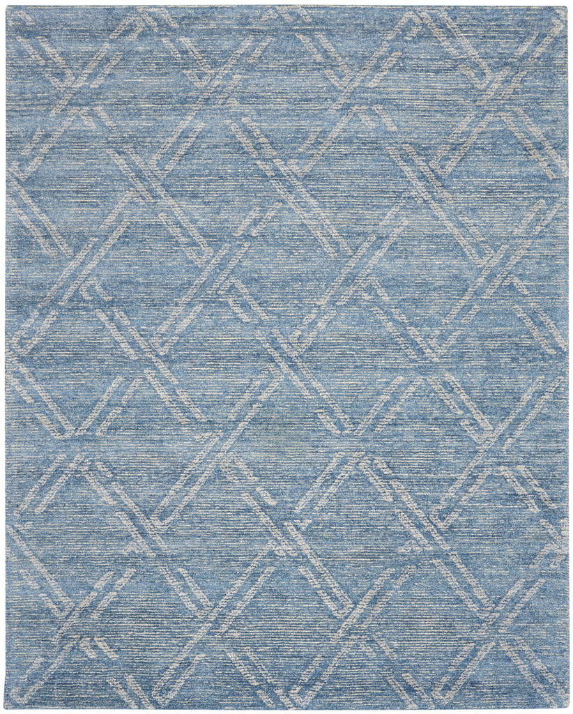 nourison venosa vsn01 blue ivory rug