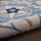 nourison aloha alh17 blue grey rug