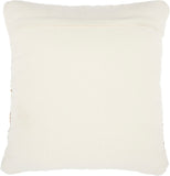 nourison natural leather hide dl505 sand pillow