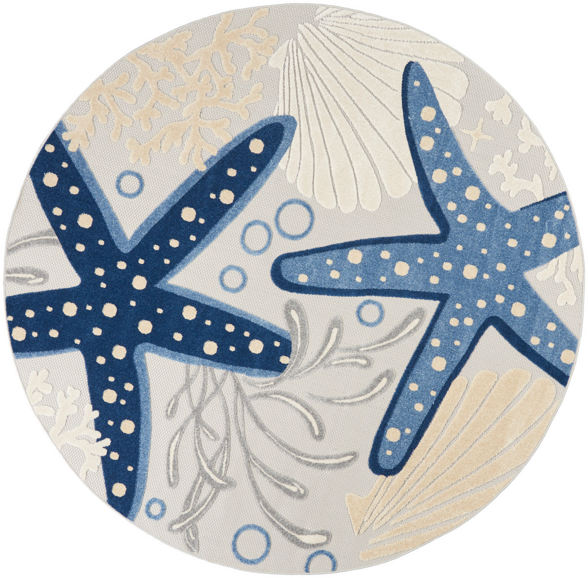 nourison aloha alh24 blue grey rug