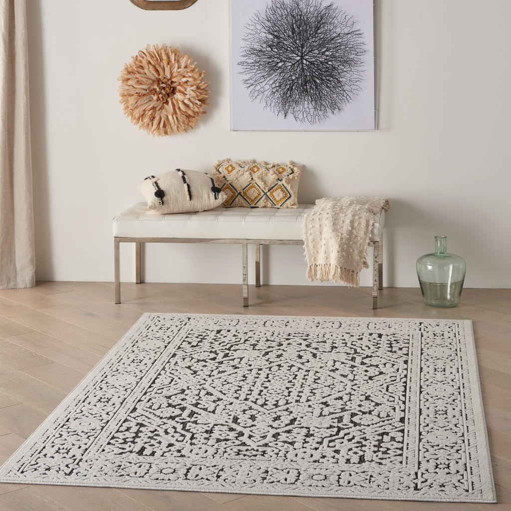 nourison key largo klg04 dark grey rug