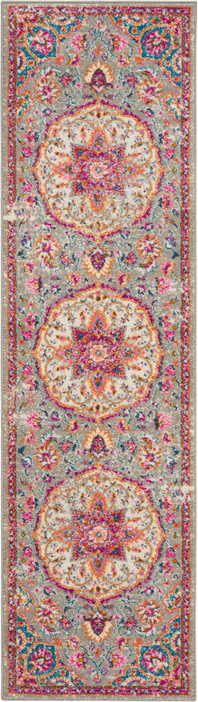 nourison passion psn22 grey multi rug