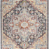 nourison soraya sor04 charcoal multi rug