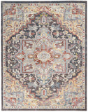 nourison soraya sor04 charcoal multi rug