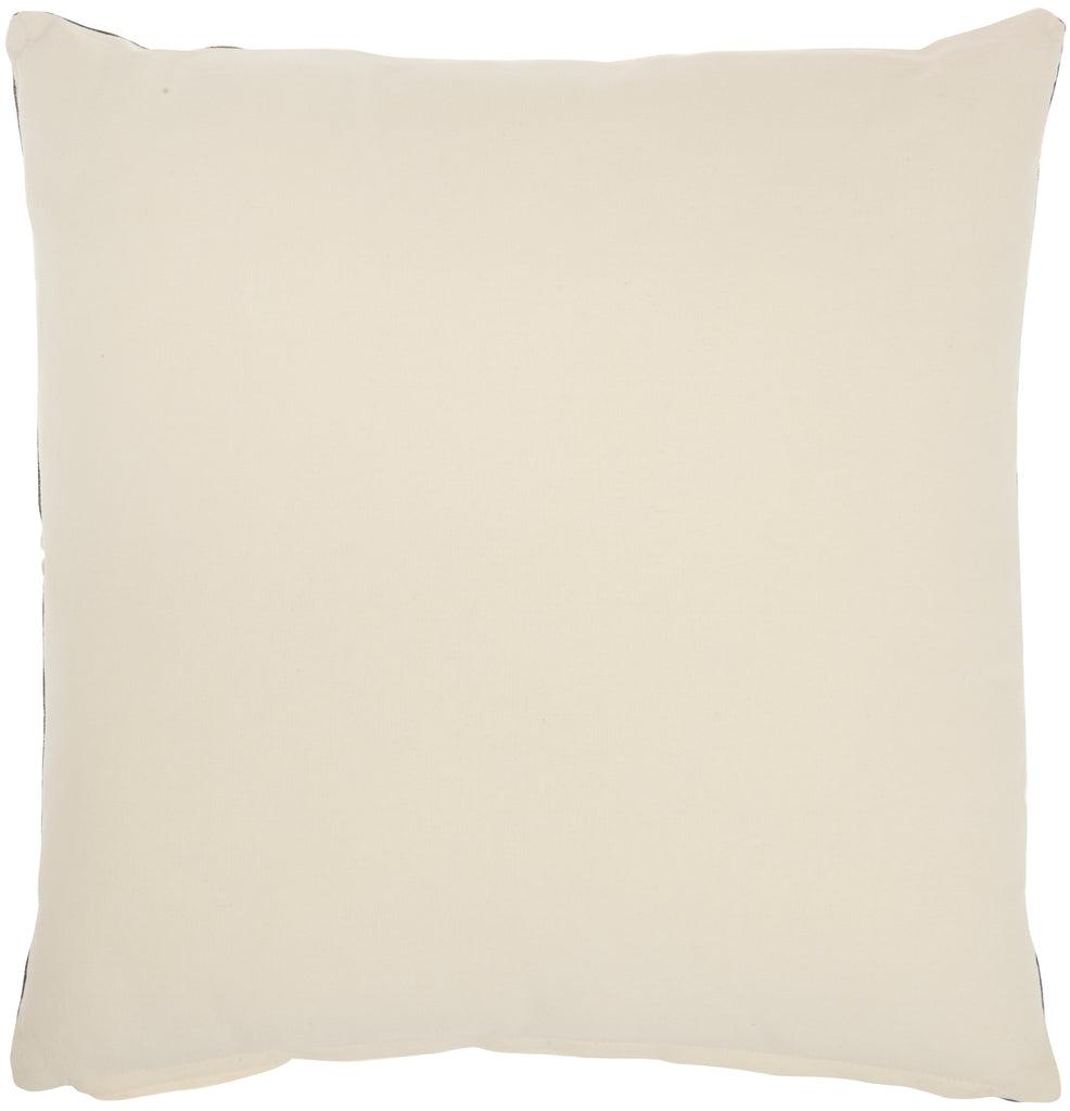 nourison life styles sh031 charcoal pillow