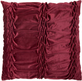 nourison life styles l0066 burgundy pillow