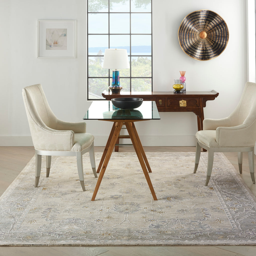 nourison infinite ift03 lt grey rug