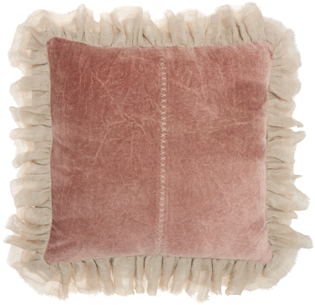 nourison sofia ge903 blush pillow