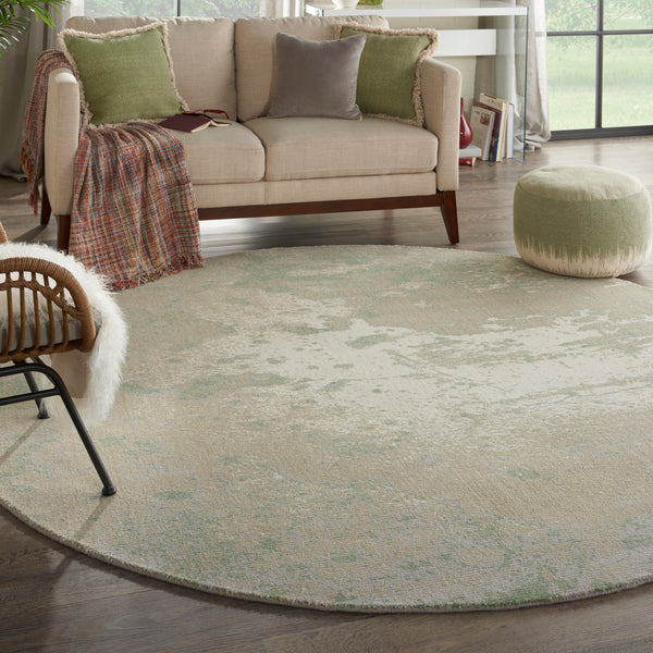 nourison twilight twi06 ivory green rug