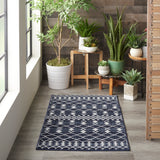 nourison palermo pmr03 navy grey rug