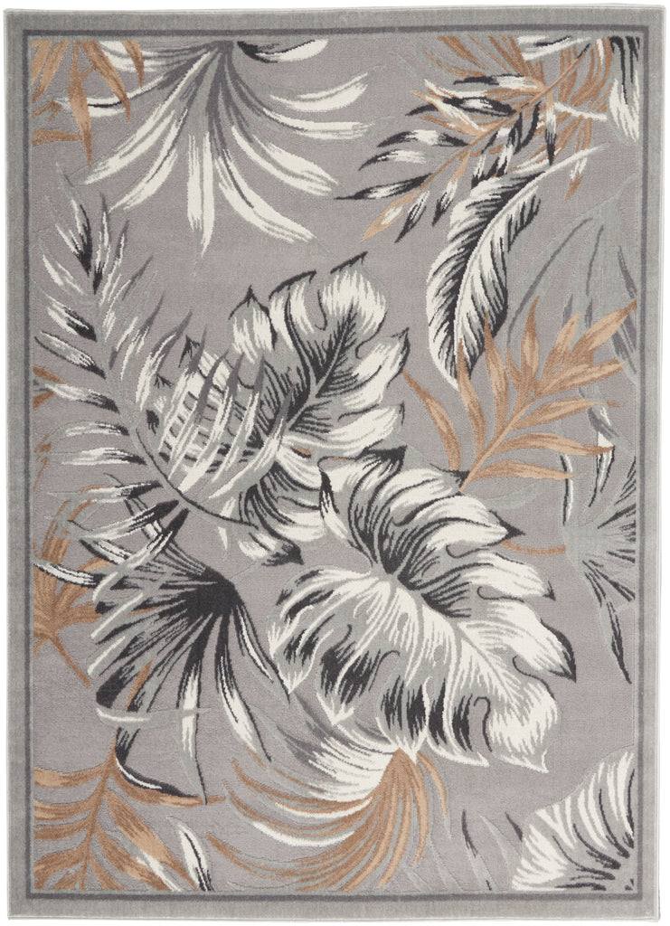 nourison seaside sds01 grey rug