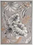nourison seaside sds01 grey rug