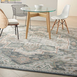 nourison parisa psa01 grey sage rug