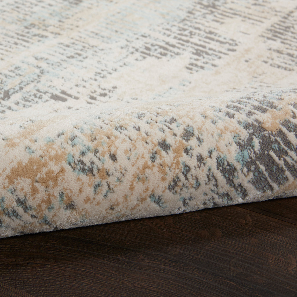 nourison ma90 uptown upt03 beige aqua rug