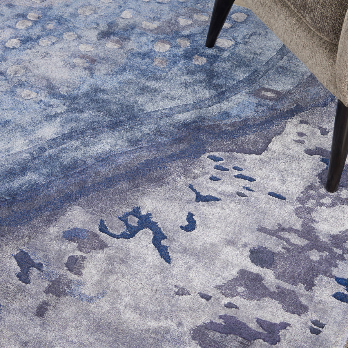 nourison prismatic prs05 blue rug
