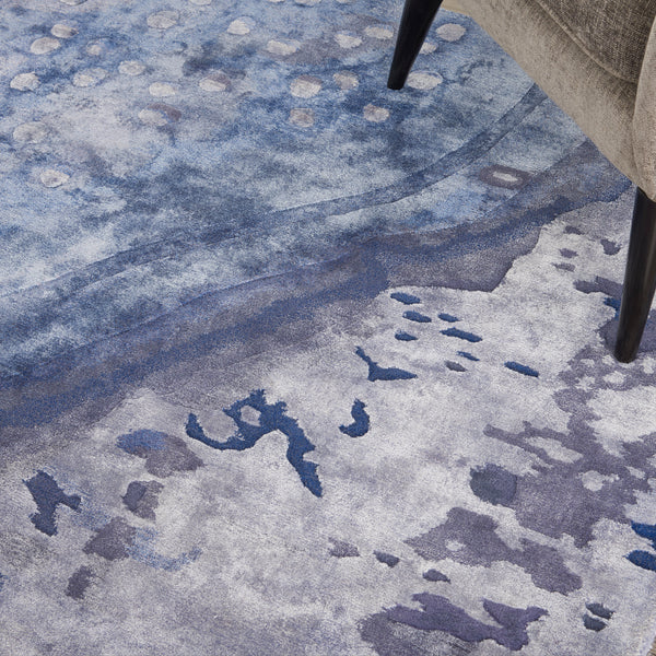 nourison prismatic prs05 blue rug