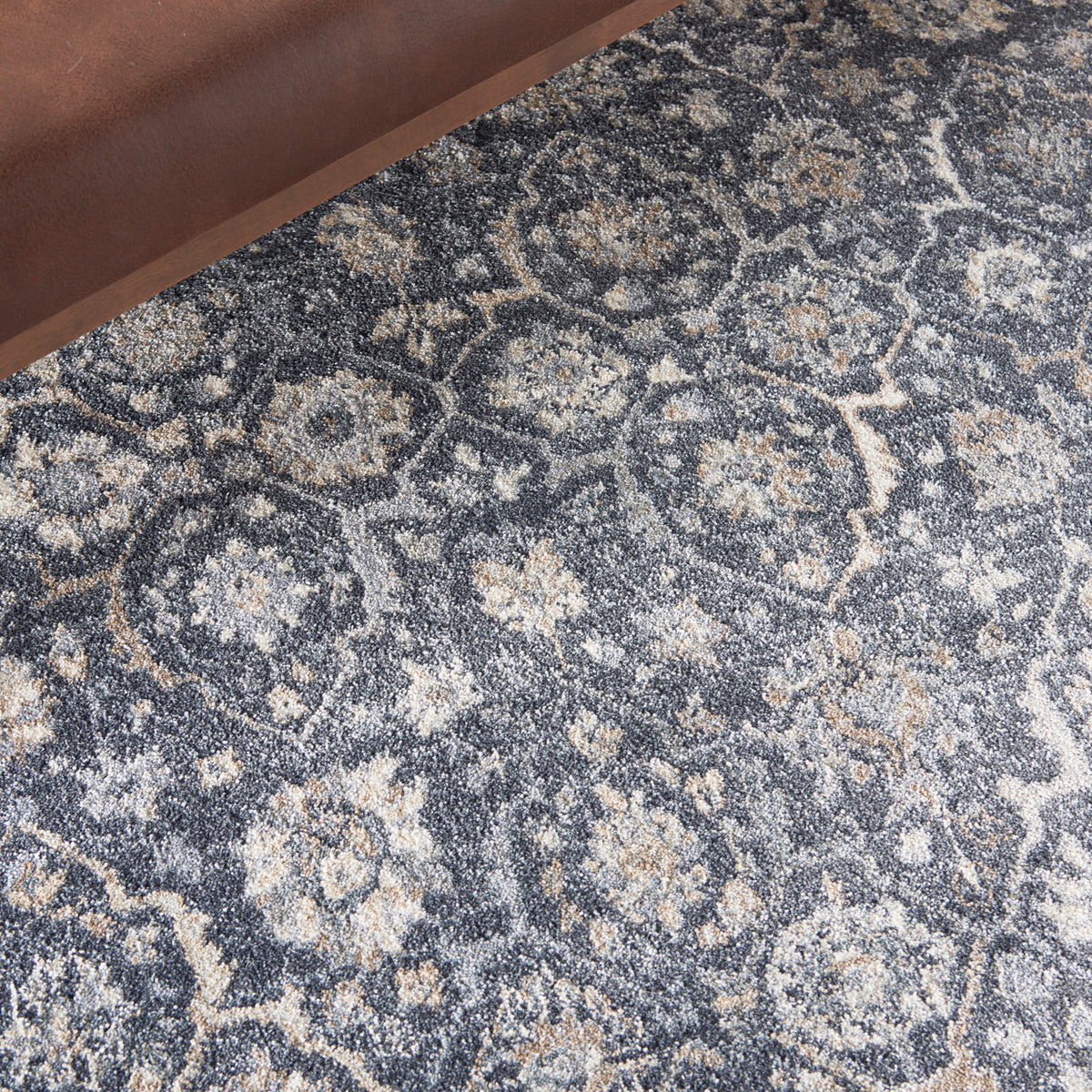 nourison moroccan celebration ki385 navy rug
