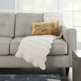 nourison luminescence ac209 beige pillow