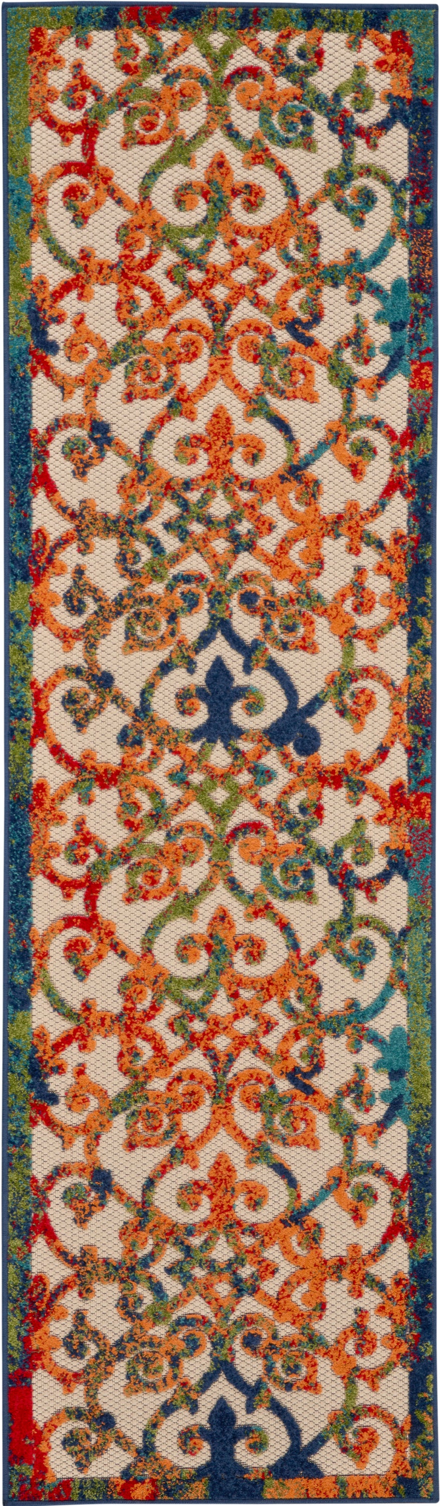nourison aloha alh21 multicolor rug