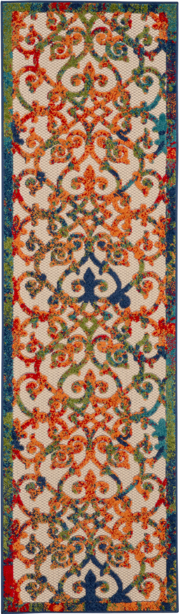 nourison aloha alh21 multicolor rug