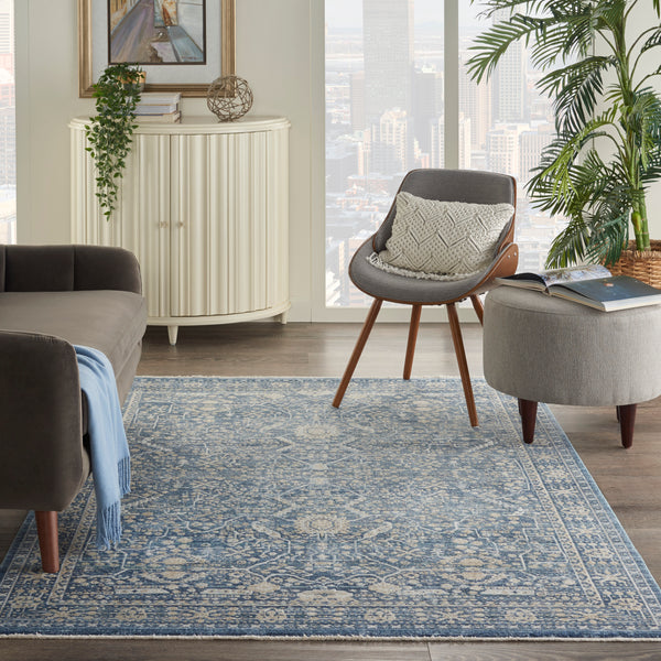 nourison lustrous weave luw03 blue rug