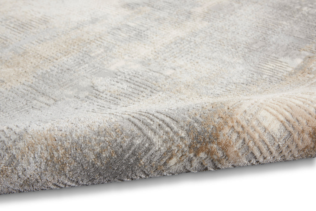 nourison rush ck951 grey beige rug