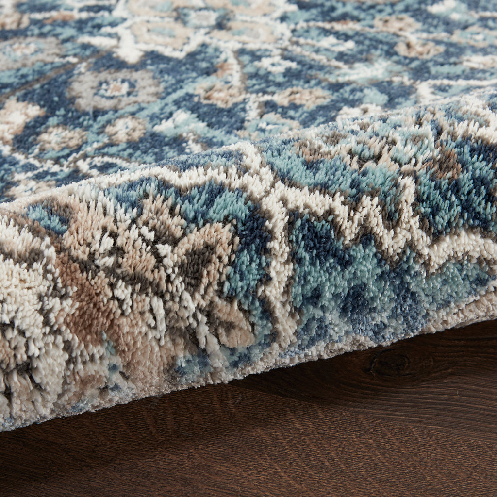 nourison american manor amr01 blue ivory rug