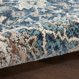 nourison american manor amr01 blue ivory rug