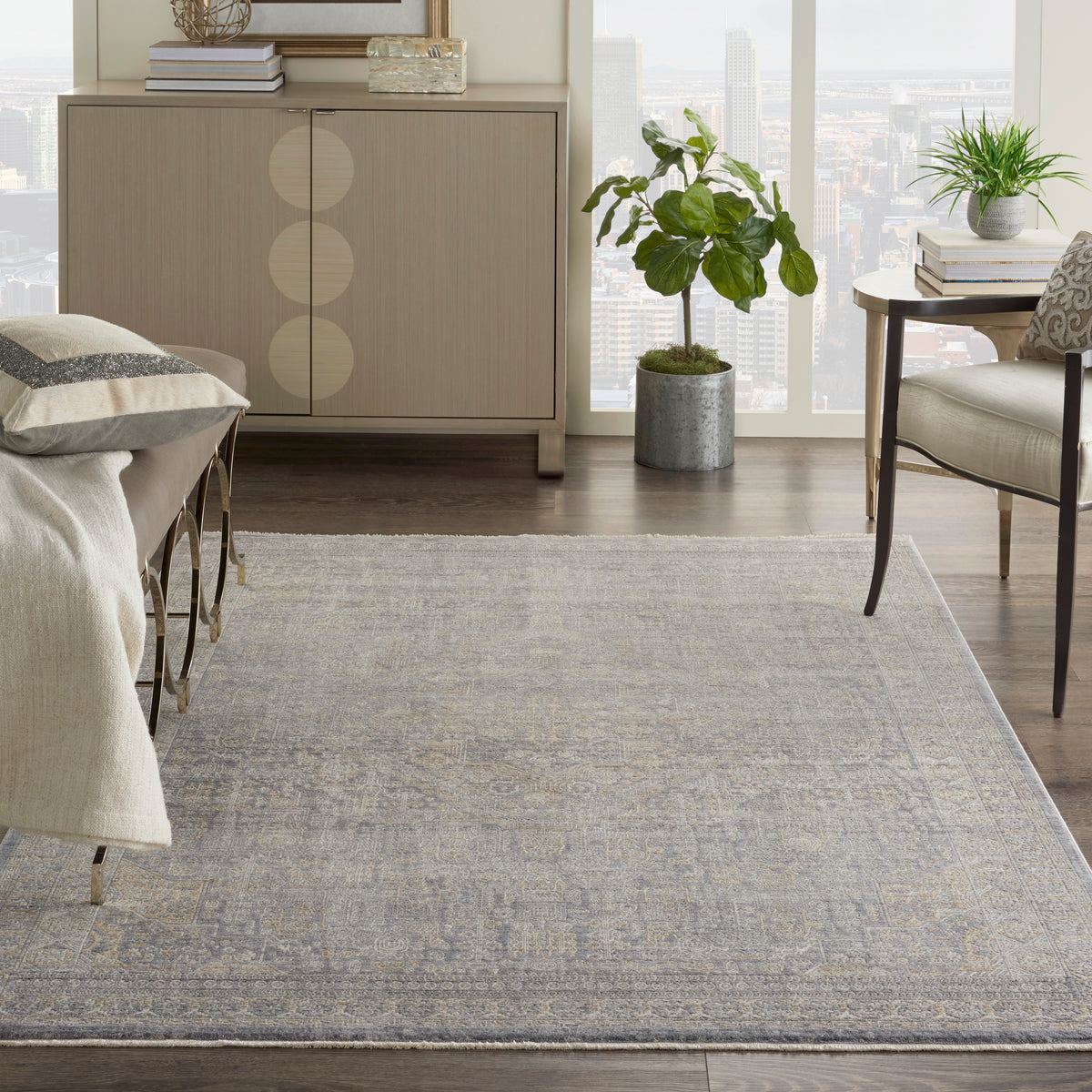 nourison lustrous weave luw02 grey beige rug