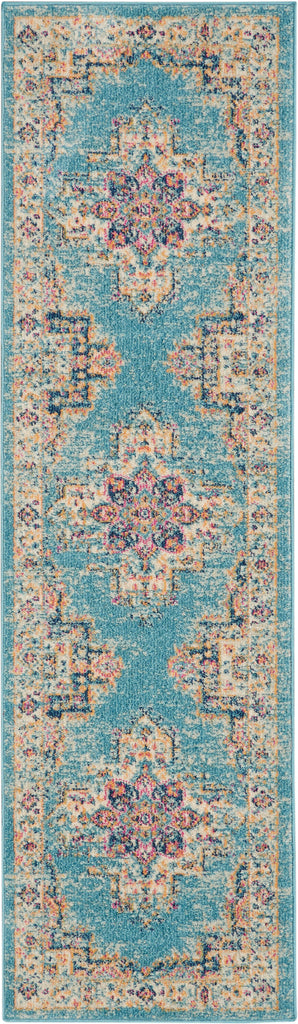 nourison passion psn03 light blue rug